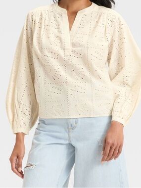 Universal Thread  Eyelet Blouse